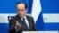 Preşedintele François Hollande.