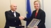 Premijer Kosova Isa Mustafa i Visoka predstavnica EU Federika Mogerini