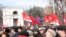 Protest antiguvernamental organizat de PCRM la Chişinău, la 10.12.2011.