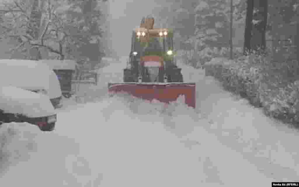 Sneg u Užičkom kraju