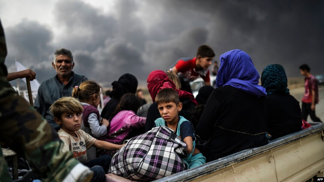 Brojne porodice su raseljene, Mosul