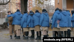 Жени - затворнички в Беларус.