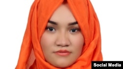 ناظره رشیدی، خبرنگار محلی در قندوز(آرشیف)