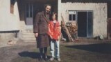 Croatia -- Dragana Jarić with her grandmother in the Croatian village Majske Poljane on the eve of the croatian military-police operation Storm during the wars of the 1990s 