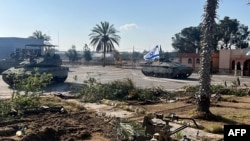 نیروهای اسرائیلی در گذرگاه رفح