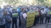 تجمع اعتراضی معلمان همدانی در روز پنجشنبه اول مهر