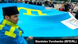 Митинг памяти жертв депортации крымских татар в Киеве, 18 мая 2016 года
