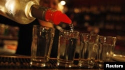 Amid a spate of poisonings hard liquor has already been banned in the Czech Republic until further notice.
