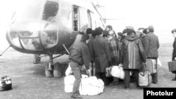 Евакуація вірменських біженців із Нагірного Карабаху, 1989 рік (Photolure)
