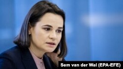 د بلاروس حکومت مخالفه سويتلانا تیخانوفسکایا