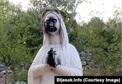 Oskrnavljeni kip Gospe u Međugorju, 28. jula 2026.