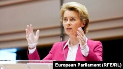 Președintele Comisiei Europene, Ursula von der Leyen 