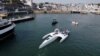 Fully autonomous ship, the Mayflower. Video Grab. VOA