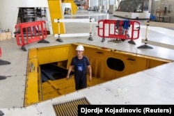 Radnik hidroelektrane Đerdap 1 u Kladovu, Srbija 30. jul 2026.
