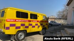 Машина службы скорой медицинской помощи. Жамбылская область, 28 марта 2020 года.