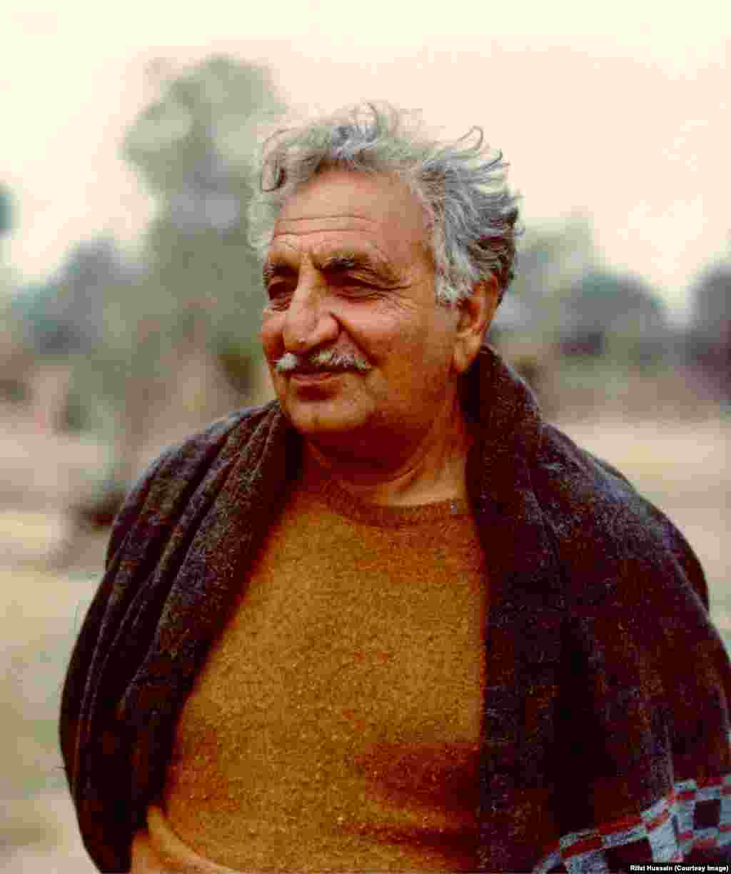 Abdul Ghani Khan in the winter of 1979.