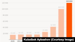 Кыргызстанга чет элдик жумуш күчүн тартуу квотасы.