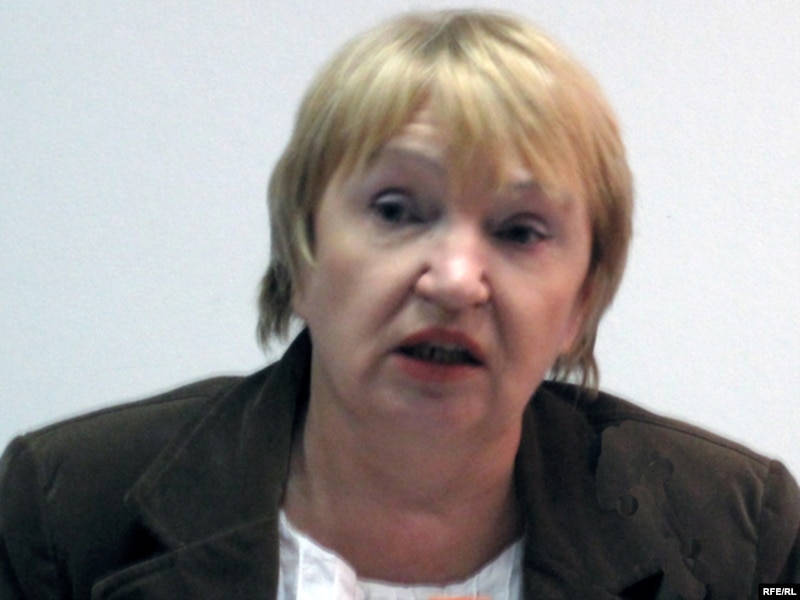 Тамара Калеева, президент прессозащитного фонда «Адил соз». Алматы, 9 декабря 2009 года