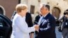 Ангела Меркель и Виктор Орбан на встрече в Шопроне, 19 августа 2018 года