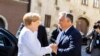 Ангела Меркел менен Виктор Орбан. Венгрия, Шопрон шаары. 19-август, 2019-жыл. 