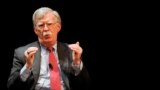 Former U.S. national security advisor John Bolton speaks during his lecture at Duke University