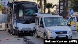 په ترکیه کې پر بس چاودنه 