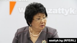 Former Kyrgyz President Roza Otunbaeva