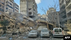 Бейруттун четиндеги конуш Израилдин бомбалоосунан кийин. 7-март, 2026-жыл