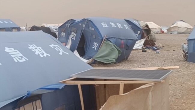 After Fleeing Floods, Afghans See Tents 'Torn To Pieces' By Windstorms