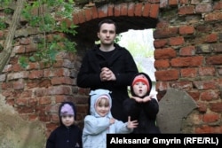 Александр Оршулевич с детьми до ареста