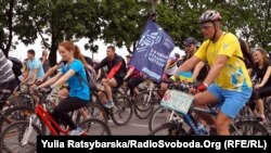 Учасники велопробігу у Дніпрі мали подолати 12 кілометрів маршруту
