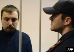 Михаил Косенко в зале суда. Октябрь 2013 года