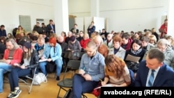 Ілюстрацыйнае фота. Нацыянальная дыктоўка ў Горадні, 2016 год