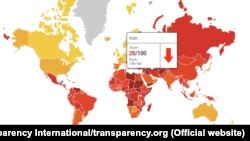 Iran in CORRUPTION PERCEPTIONS INDEX 2018