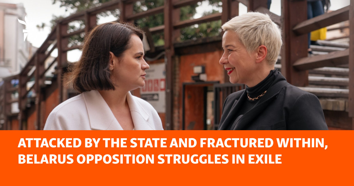 Attacked By The State And Fractured Within, Belarus Opposition Struggles In Exile