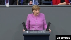 Канцлер Германии Ангела Меркель. Берлин, 9 марта 2017 года.