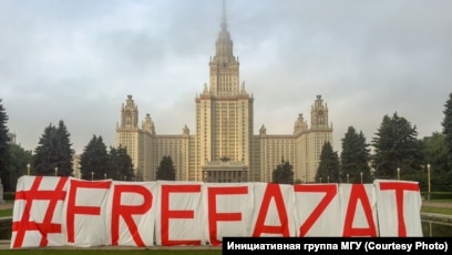 Students, Graduates Of Moscow State University Demand Jailed Math Student's Release