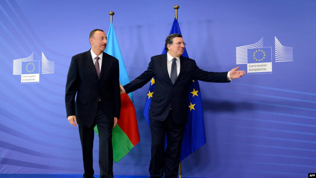 Jose Manuel Barroso və İlham Əliyev