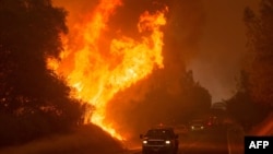 آتش سوزی در کالیفرنیا (عکس از آرشیو)