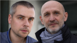 Андрэй Пакаленка і Уладзімер Янукевіч. Каляж