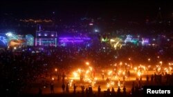 Фестиваль Burning Man в Неваде, архивное фото