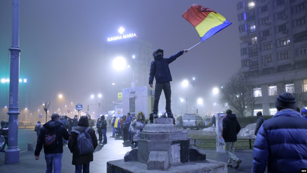 Sa prosvjeda u Bukureštu