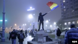 Protest antiguvernamental la București, februarie 2017