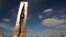 U.S. -- A General View of the Monument To The Struggle Against World Terrorism, a sculpture by Zurab Tsereteli that was given to the United States as an official gift of the Russian government, in Bayonne, New Jersey, September 11, 2006