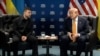 Turkey - US President Donald Trump meets with Ukrainian President Volodymyr Zelenskyy in Ankara at the NATO summit - screen grab