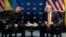 Turkey - US President Donald Trump meets with Ukrainian President Volodymyr Zelenskyy in Ankara at the NATO summit - screen grab