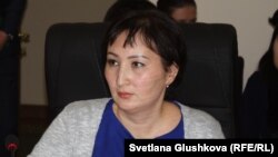 Юрист астанинского правового медиацентра Гульмира Биржанова. Астана, 18 января 2016 года. 