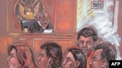 Ten of the spy suspects have appeared in court in New York 