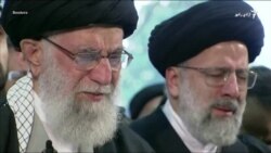 خامنه یي د سلیماني د جنازې د لمونځ امامت وکړ