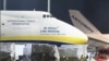 A video grab taken from video footage by News5 on August 5 shows the nose of a Ukrainian plane at the Leipzig-Halle airport after a drone loaded with explosives was found nearby.